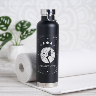Benutzerdefiniertes Aries Sternzeichen Tarot Whims Trinkflasche