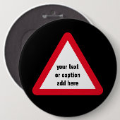 Benutzerdefiniertes Aufmerksamkeitszeichen Button (Vorne & Hinten)