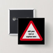 Benutzerdefiniertes Aufmerksamkeitszeichen Button (Vorne & Hinten)