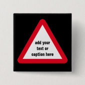 Benutzerdefiniertes Aufmerksamkeitszeichen Button (Vorderseite)