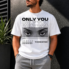 Benutzerdefiniertes Augenfoto für Freundin Nur für T-Shirt
