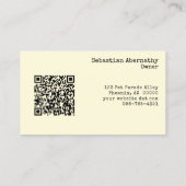 Benutzerdefiniertes austauschbares Hunde-Foto und Visitenkarte (Rückseite)