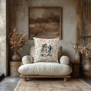 Benutzerdefiniertes Australian Shepherd-Porträt Ab Kissen