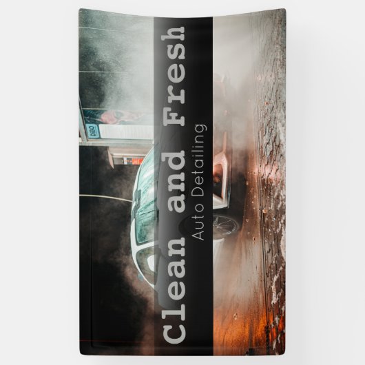 Benutzerdefiniertes Auto für das Geschäft Banner (Vertikal)