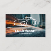 Benutzerdefiniertes Auto für das Wash | Reinigung Visitenkarte (Vorderseite)