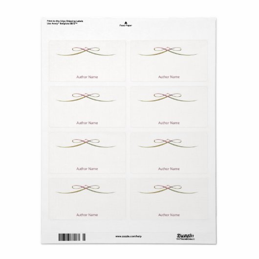 Benutzerdefiniertes Autographisches Buchzeichen de (Vorne)