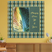 Benutzerdefiniertes Autoradio zum Ändern der Farbe Leinwanddruck (Insitu (Wohnzimmer))