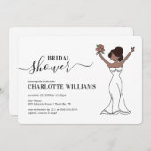 Benutzerdefiniertes Avatar-Brautparty| Hufaufstand Einladung (Vorne/Hinten)