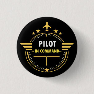 Benutzerdefiniertes Aviation Pilot Tasse Design – Button