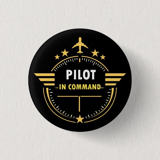 Benutzerdefiniertes Aviation Pilot Tasse Design – Button (Vorderseite)