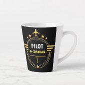 Benutzerdefiniertes Aviation-Pilot-Tasse-Design –  Milchtasse (Rechts)