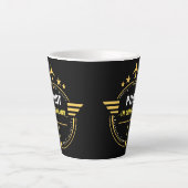 Benutzerdefiniertes Aviation-Pilot-Tasse-Design –  Milchtasse (Vorderseite)