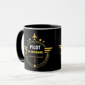 Benutzerdefiniertes Aviation-Pilot-Tassen-Design – Tasse (Vorderseite Links)