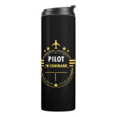 Benutzerdefiniertes Aviation-Pilotentasse-Design – Thermosbecher (Nach links gedreht)