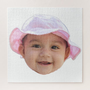 Benutzerdefiniertes Baby-Foto, Baby-Foto-Gesicht Puzzle