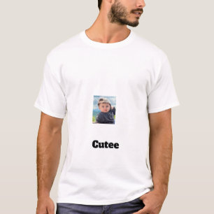 : Benutzerdefiniertes Baby-Foto "Cutee" Herren T-S T-Shirt