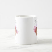 Benutzerdefiniertes Baby-Gesicht Foto Neuer Vater Kaffeetasse (Mittel)
