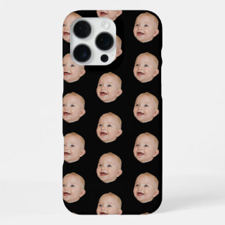 Benutzerdefiniertes Baby-Gesichtsmuster Personalis iPhone 16 Pro Max Hülle