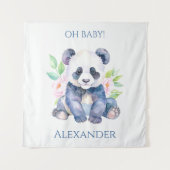 Benutzerdefiniertes Baby-Panda Wandteppich (Vorderseite)