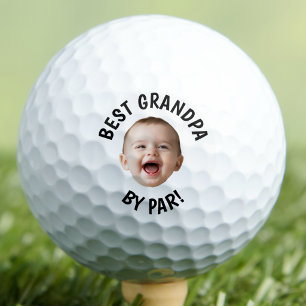 Benutzerdefiniertes Babygesicht Bester Opa nach Pa Golfball
