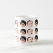 Benutzerdefiniertes Babygesicht Vaters-, Muttertag Kaffeetasse (Mittel)