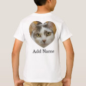 Benutzerdefiniertes Back-Foto und Personalisierter T-Shirt (Rückseite)