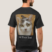 Benutzerdefiniertes Back-Foto und Personalisierter T-Shirt (Rückseite)