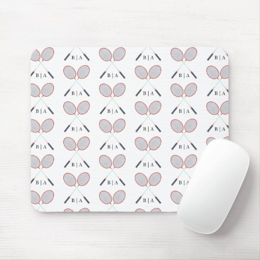 Benutzerdefiniertes Badminton-Muster Mousepad (Mit Mouse)