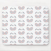 Benutzerdefiniertes Badminton-Muster Mousepad (Vorne)