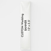 Benutzerdefiniertes Banner 12' x 2,5' (Vertikal)