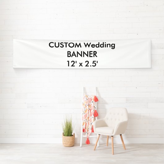 Benutzerdefiniertes Banner 12' x 2,5' (Insitu)