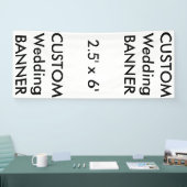 Benutzerdefiniertes Banner 2.5' x 6' (Messe)