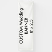 Benutzerdefiniertes Banner 8' x 2.5' (Vertikal)