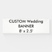 Benutzerdefiniertes Banner 8' x 2.5' (Horizontal)