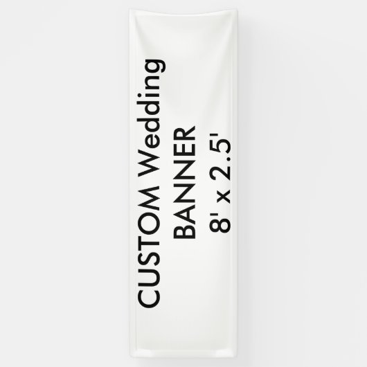 Benutzerdefiniertes Banner 8' x 2.5' (Vertikal)