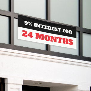 Benutzerdefiniertes Banner für Kreditzinsen