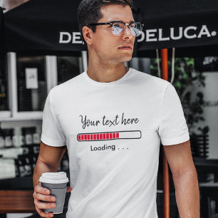 Benutzerdefiniertes Bar Funny Geek T - Shirt