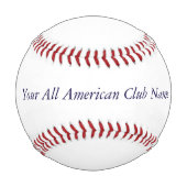 Benutzerdefiniertes Baseball (Vorderseite)