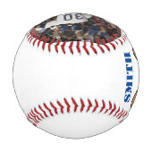 Benutzerdefiniertes Baseball - Fügen Sie Ihren Bil (Rückseite)