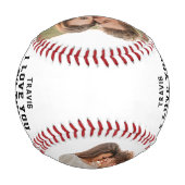 Benutzerdefiniertes Baseball-Geschenk für das Outf Baseball (Rückseite)