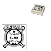 Benutzerdefiniertes Baseball-Logo Gummistempel (Stempel)