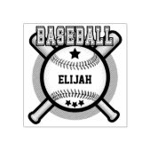 Benutzerdefiniertes Baseball-Logo Gummistempel (Prägung)