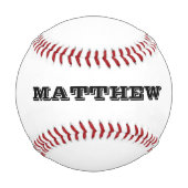 Benutzerdefiniertes Baseball mit personalisierbare (Vorderseite)