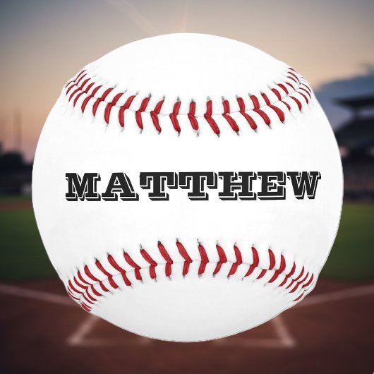 Benutzerdefiniertes Baseball mit personalisierbare