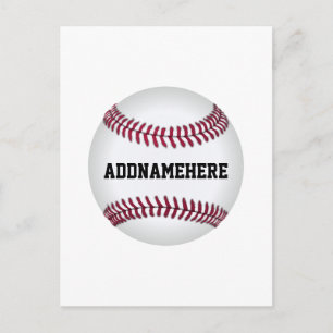 Benutzerdefiniertes Baseball Postkarte