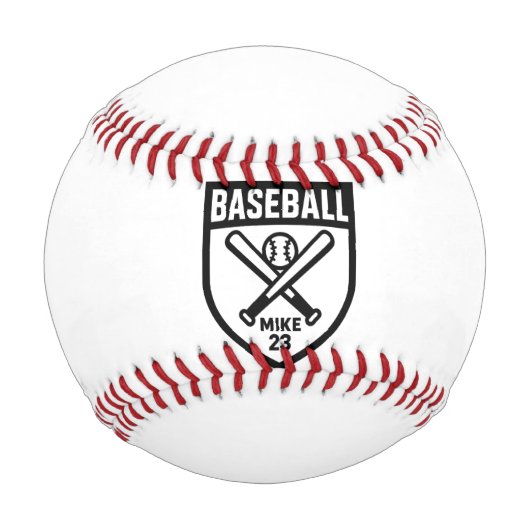 Benutzerdefiniertes Baseball-Schild-Logo Personali Baseball (Vorderseite)