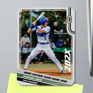 Benutzerdefiniertes Baseball-Spielergeschenk in Gr Magnet