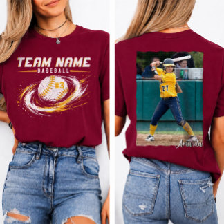Benutzerdefiniertes Baseball-Team-Fan-Apparel-T-Sh T-Shirt