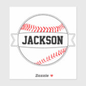 Benutzerdefiniertes Baseball-Team oder Party für S Aufkleber (Blatt)