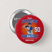 Benutzerdefiniertes Baseballspieler-Foto Sport Sen Button (Vorne & Hinten)